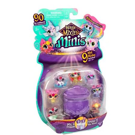 Kit Com 9 Mini Figuras Magic Mixies Candide
