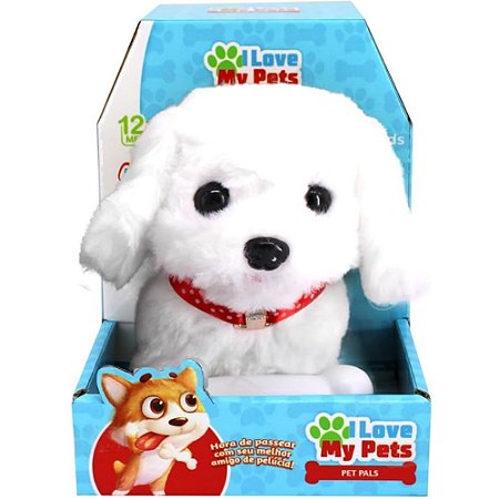 Pelúcia I Love My Pets Cachorro Multikids