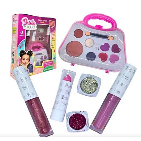 Maquiagem Infantil Maleta De Maquiagem Brink Model