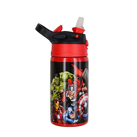 Garrafa Aço Inox Infantil Avengers Luxcel