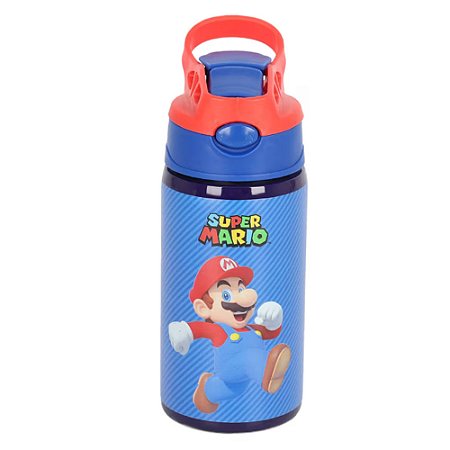 Garrafa Aço Inox Infantil Super Mário Luxcel