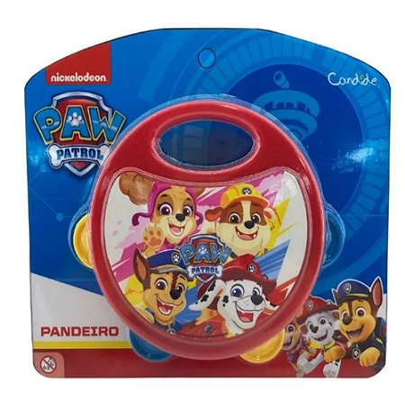 Pandeiro Musical Patrulha Canina Candide