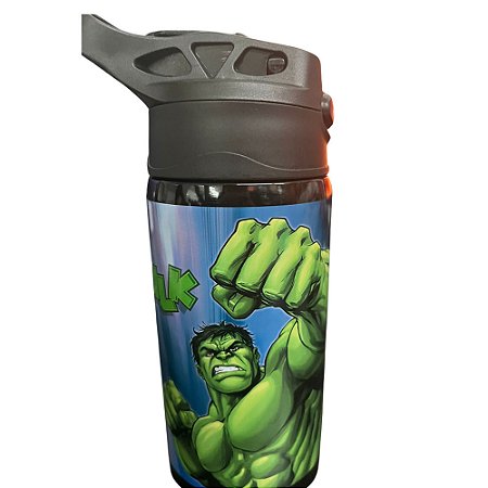 Garrafa Aço Inox Infantil Incrível Hulk Luxcel