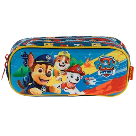 Estojo Duplo Escolar Patrulha Canina 3D Xeryus 13496