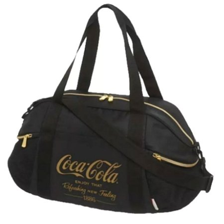 Bolsa De Viagem Atlanta Coca Cola Preta Pacific