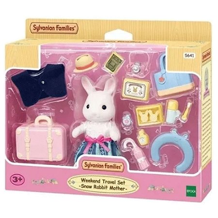 Sylvanian Families Conjunto Viagem Final de Semana Mamãe Coelho Neve Epoch 5641