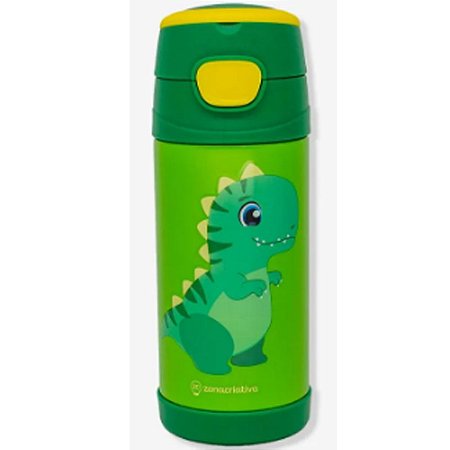 Garrafa Térmica Infantil 350ML Dino Zona Criativa