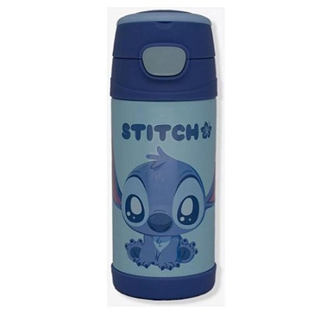 Garrafa Térmica Infantil 350ML Stitch Zona Criativa