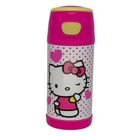 Garrafa Térmica Infantil 350ML Hello Kitty Zona Criativa