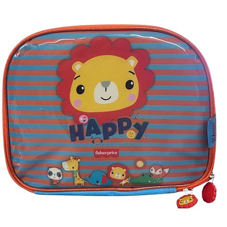 Lancheira Térmica Infantil Fisher Price Leãozinho Luxcel