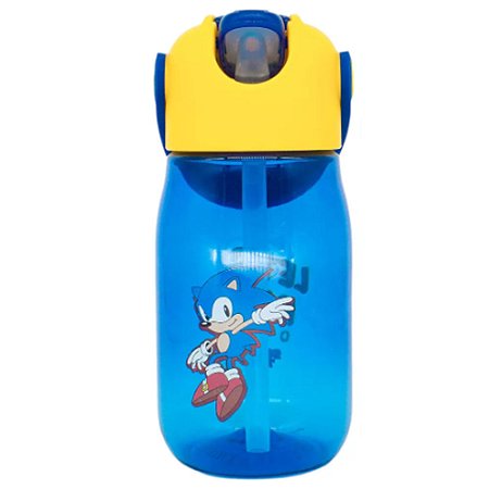 Garrafa Flip Infantil Sonic 400ML Zona Criativa