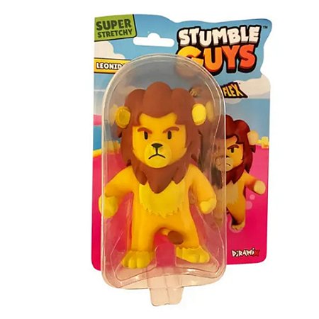 Boneco Stumble Guys Monsterflex Estica Leonidas