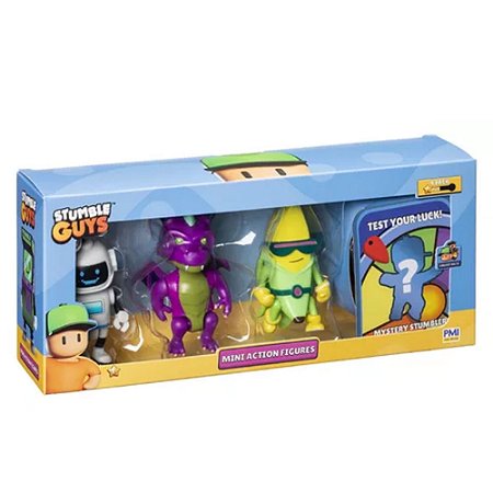 Kit 4 Stumble Guys Stumblebot MK3 Dusk Dragon Super Banana