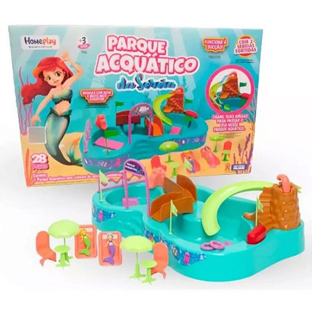 Parque Aquático Da Sereia Home Play 28 Peças