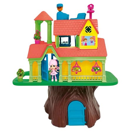 Brinquedo Casa Na Árvore Com Acessórios Home Play