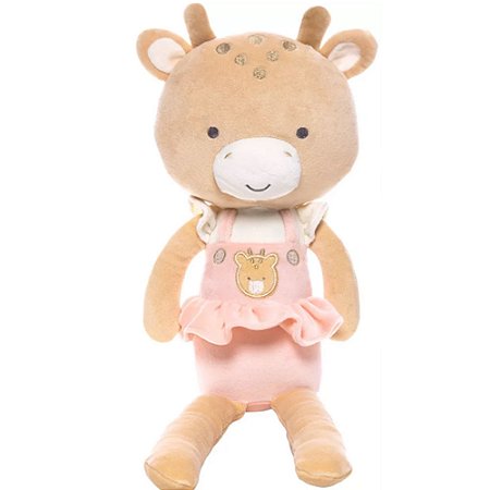 Pelúcia Turminha Soft Cookie Girafinha Rosa  Buba
