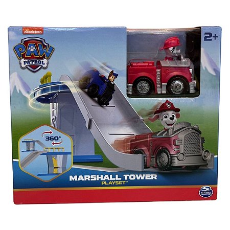 Torre Patrulha Canina Com Veículo Marshall Sunny