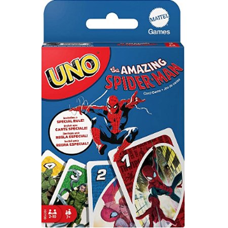 UNO Jogo de Cartas Marvel Spider-Man