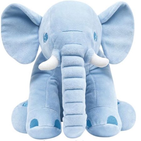 Almofada Elefante Gigante 60 Cm Azul Buba