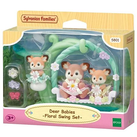 Sylvanian Families Bebês Cervos Balanço Floral 5801