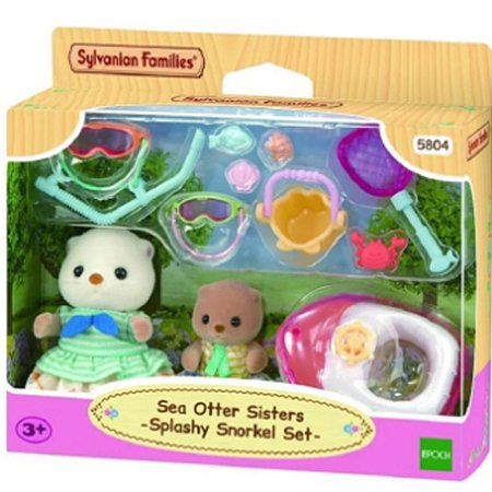 Sylvanian Families Irmãs Lontras Marinhas Snorkel 5804