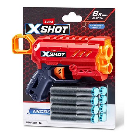 Lançador de Dardos XShot Red Micro Candide