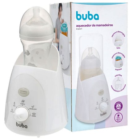 Aquecedor De Mamadeira 3 em 1 Buba