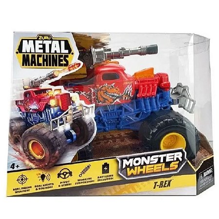 Monster Truck Wars T Rex Metal Machines Candide 8709