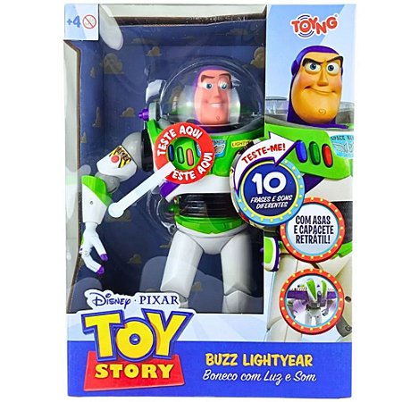 Boneco Buzz Lightyear Com Som Toy Story Toyng