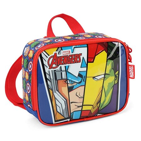 Lancheira Térmica Avengers Azul Luxcel