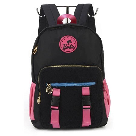 Mochila De Costas Barbie Luxcel Preta