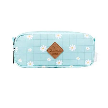Estojo Escolar Duplo Verde Água Xeryus 12163