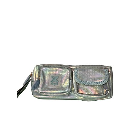 Estojo Espiral Holográfico Modelo Azul Xeryus 14150