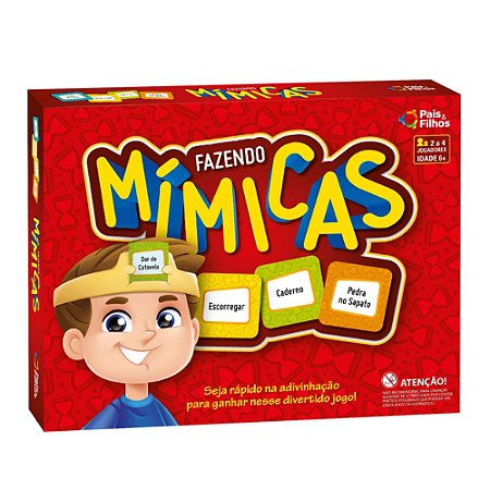 Jogo Fazendo Mímicas Pais e Filhos