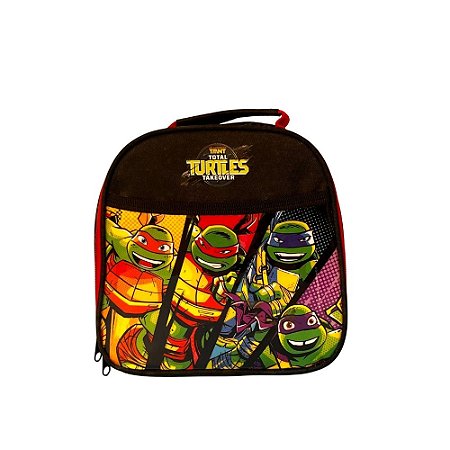 Lancheira Tartarugas Ninjas Preta Nickelodeon
