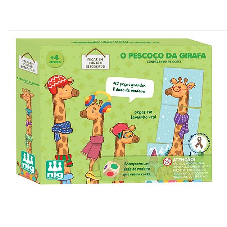 O Pescoço Da Girafa Conhecendo As Cores Nig