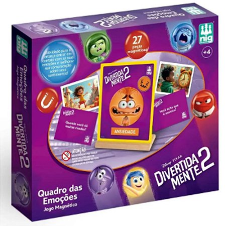 Quadro Magnético das Emoções Divertidamente 2 Nig