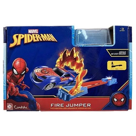 Pista De Carrinho Salto Em Chamas Homem Aranha Candide