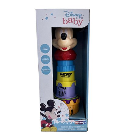 Copos Divertidos Empilháveis Mickey Yestoys