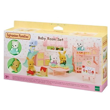 Sylvanian Families Conjunto Quarto De Bebê Clássico