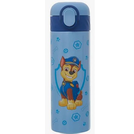 Garrafa Térmica Infantil Aço Inox Patrulha Canina Chase 400ml Pacific