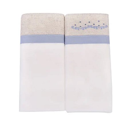 Kit Cueiro Bordado Com 2 Unidades Menino Loupiot