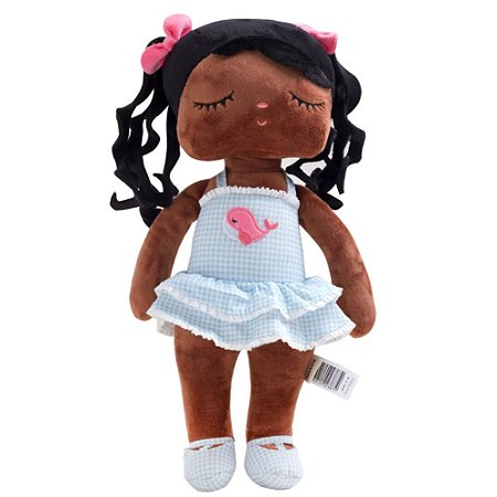 Boneca Metoo Angela Poppy Baleia Rosa 33cm Bupbaby
