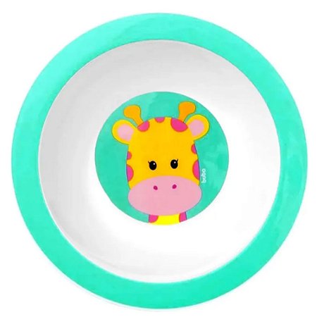 Pratinho Bowl Buba Verde Girafinha Animal Fun