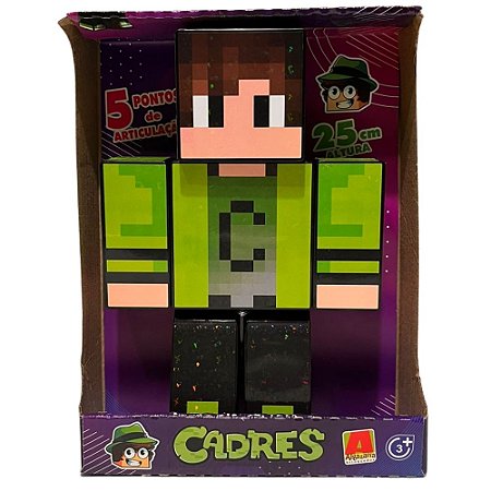 Boneco Articulado Gamer  Skin Cadres Algazarra