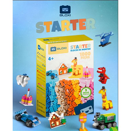 Blocos De Montar Sortido 1000 Pc 9 Ideias De Montagens Bloxi
