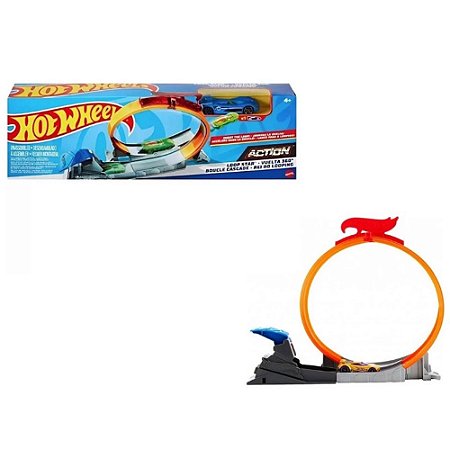 Pista Básica Hot Wheels Acrobacias Rei Do Looping Mattel