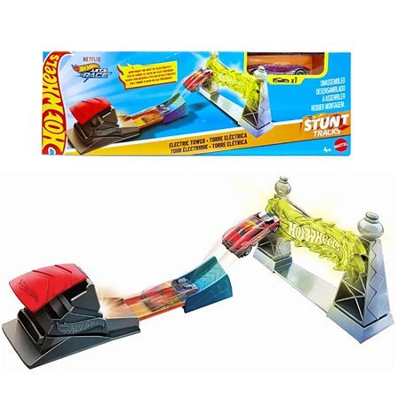 Pista Básica Hot Wheels Acrobacias Torre Elétrica Mattel