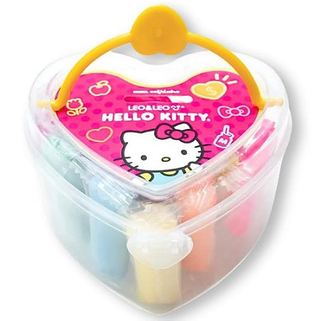 Massinha De Modelar E Cofrinho Hello Kit Leo e Leo
