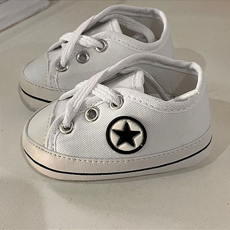 Babysoffete Tenis Branco M 15 E 16